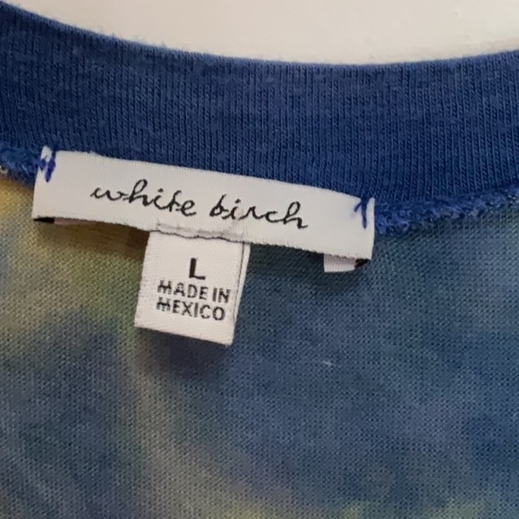 WHITE Birch Tie Dye Tunic - Picture 3 of 6